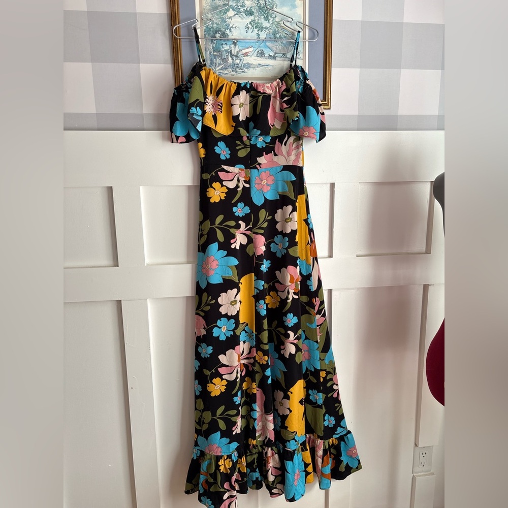 Lulu's Multicolor‎ Floral Maxi Dress Size Small - Picture 8 of 8